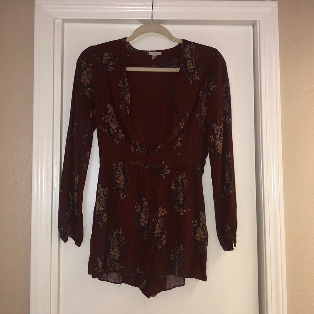 Long sleeve romper